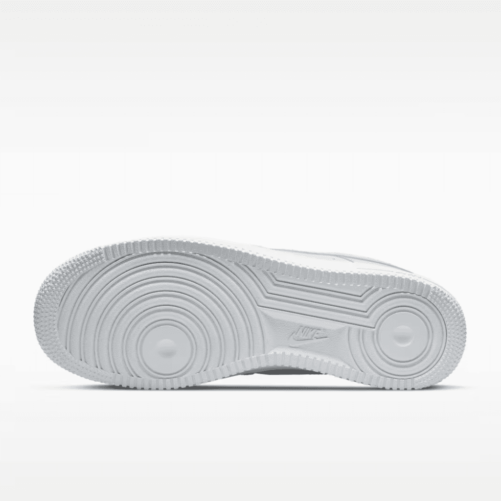 Sole view highlighting the Air Force 1 branding
