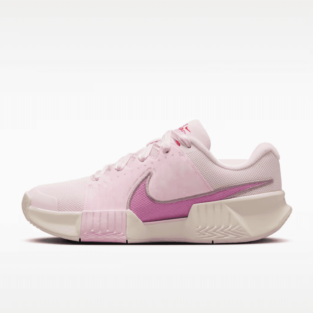 Side profile of the Court Vision Low leather upper