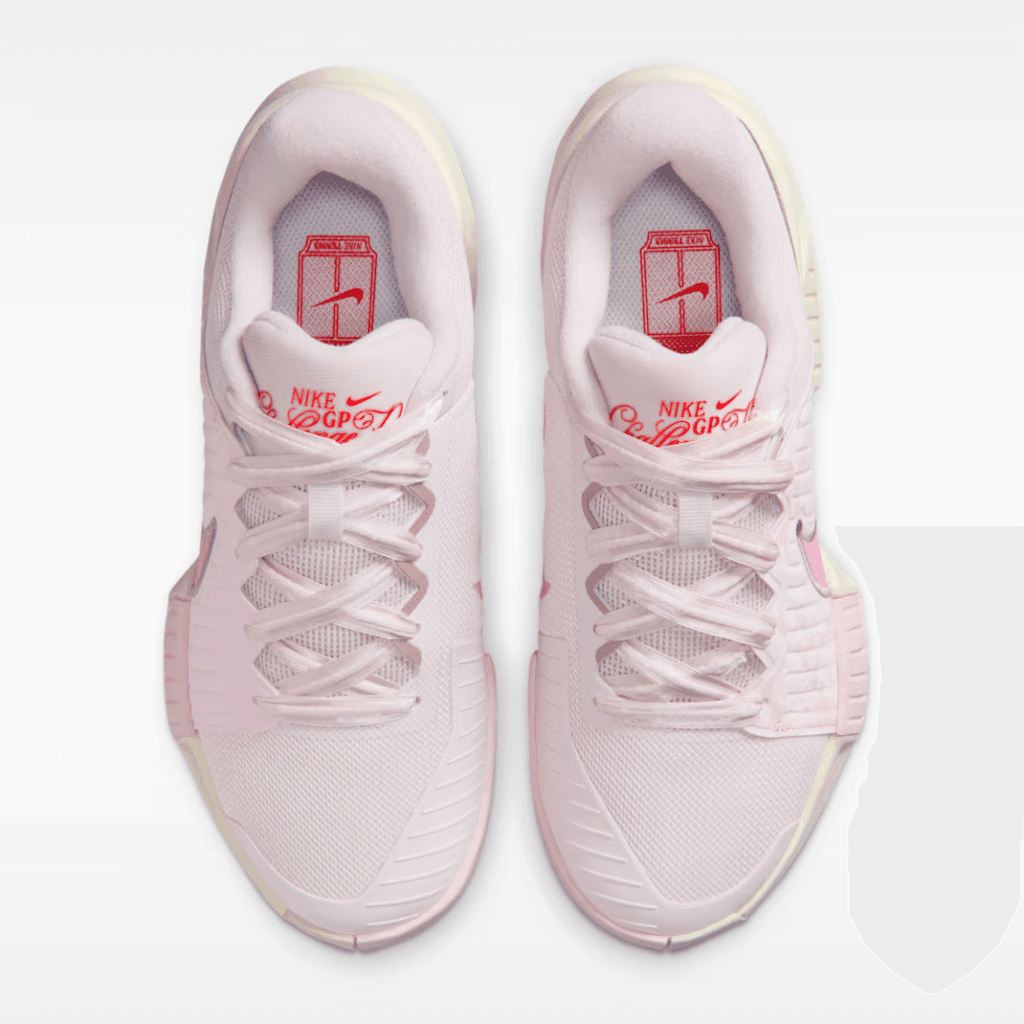 Top-down view of the Court Vision Low lacing