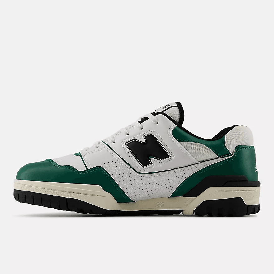 Side view showing the retro basketball silhouette