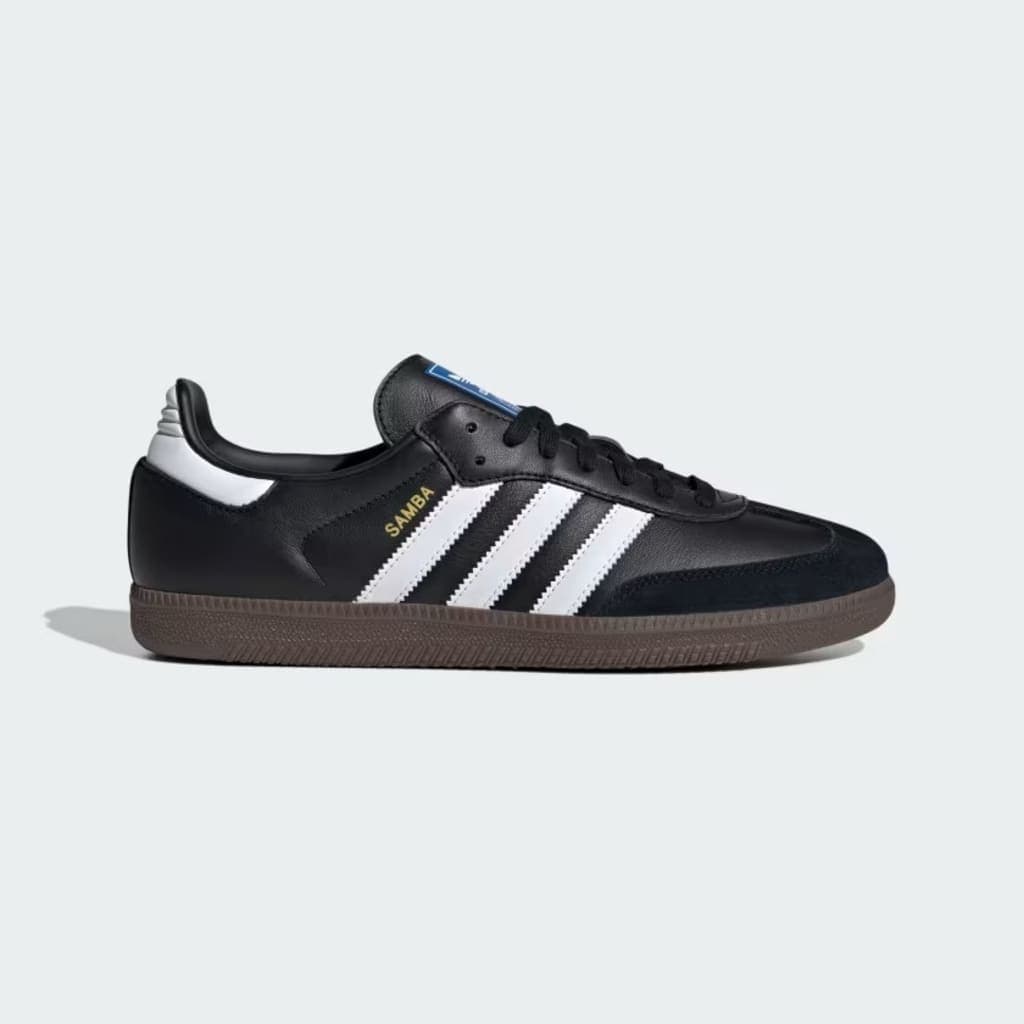 Side profile showing the suede toe overlay