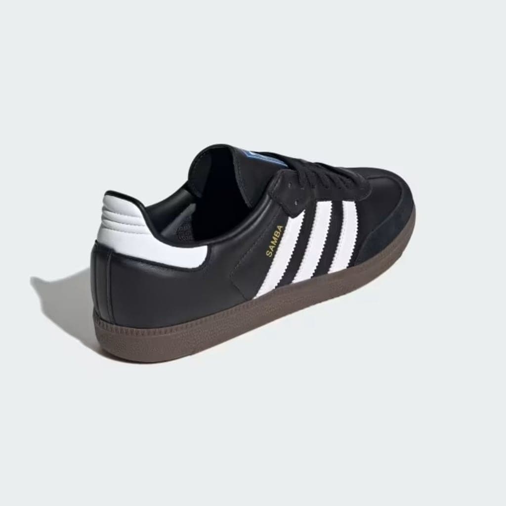Back heel view with Adidas branding