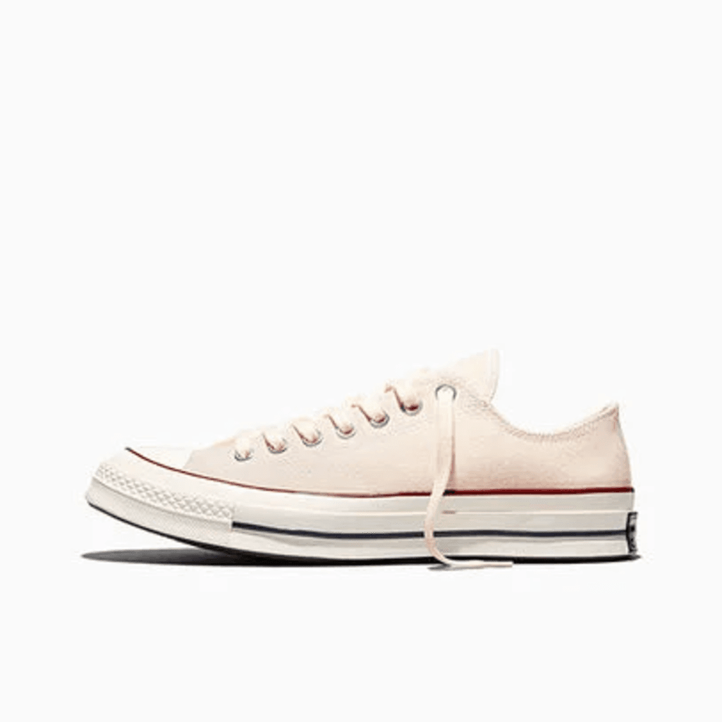 Side profile showing the canvas upper