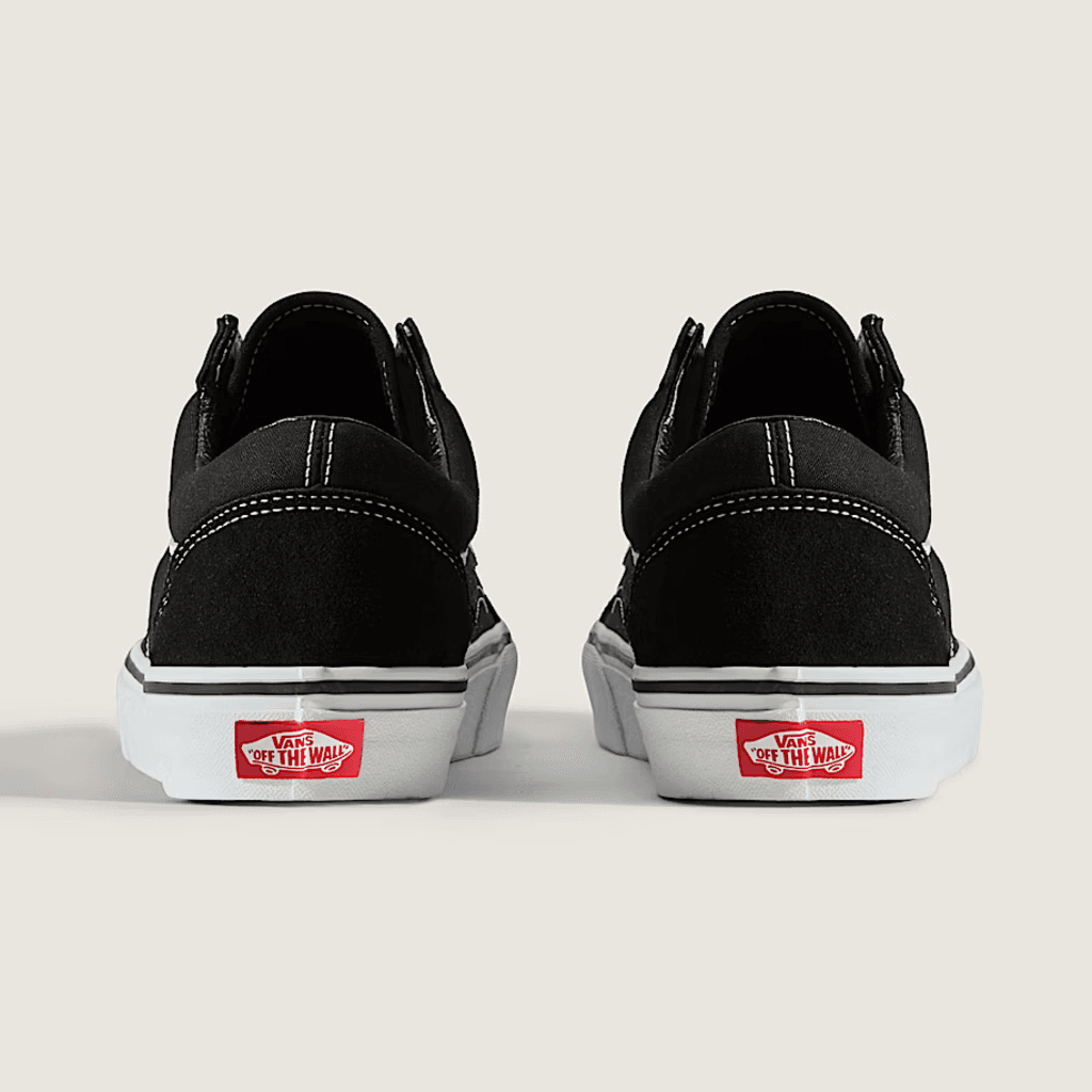 Back heel view of the Vans Old Skool