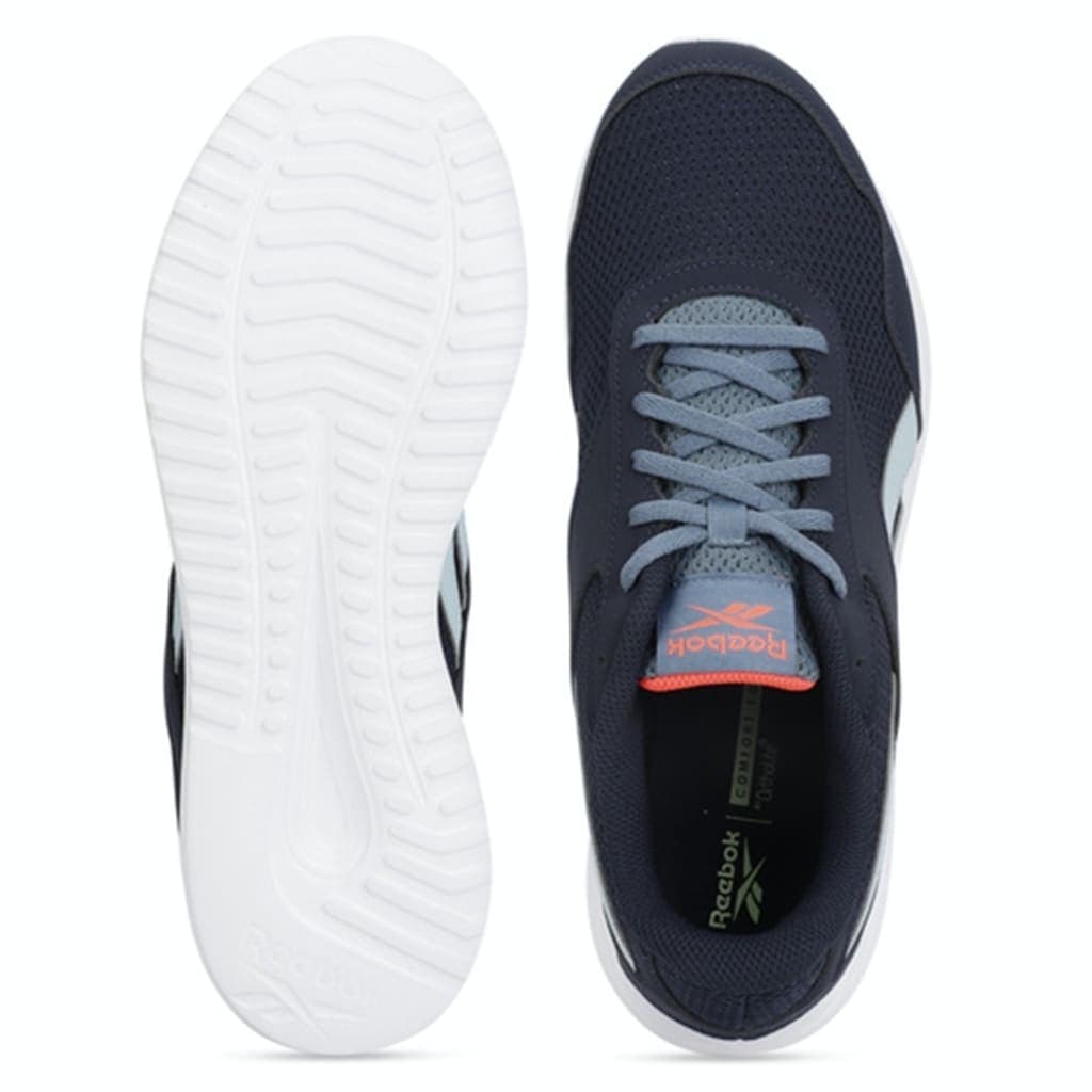Top-down view of the breathable upper